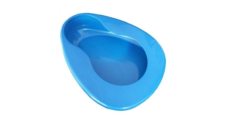 YUMSUM Firm Thick Stable PP Bedpan - Best For Hospital